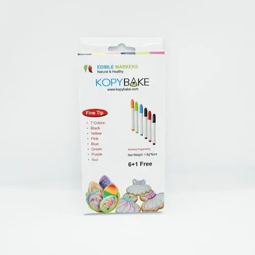 Kopybake Edible Markers (Set of 7 colors) - KOPYBAKE
